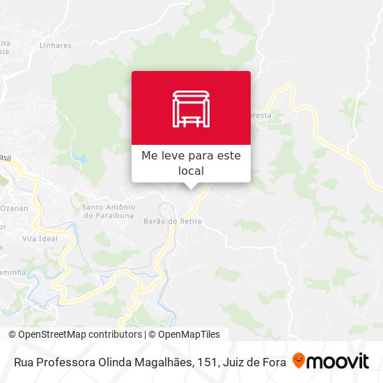 Rua Professora Olinda Magalhães, 151 mapa