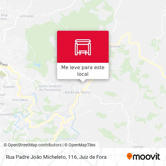 Rua Padre João Micheleto, 116 mapa