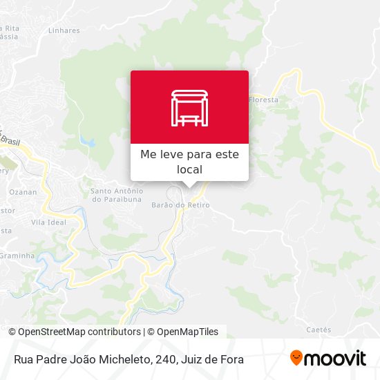 Rua Padre João Micheleto, 240 mapa