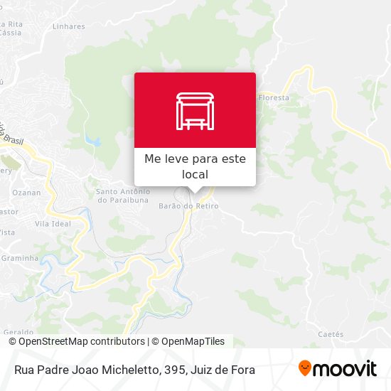 Rua Padre Joao Micheletto, 395 mapa