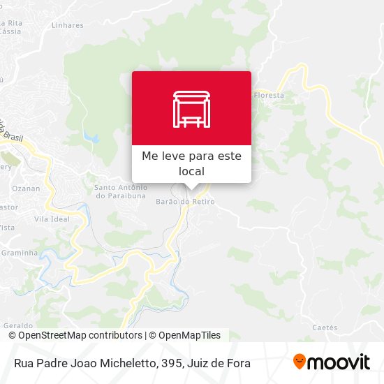 Rua Padre Joao Micheletto, 395 mapa