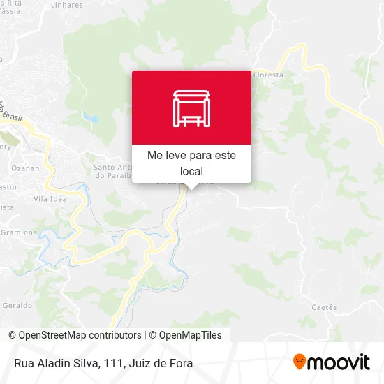 Rua Aladin Silva, 111 mapa