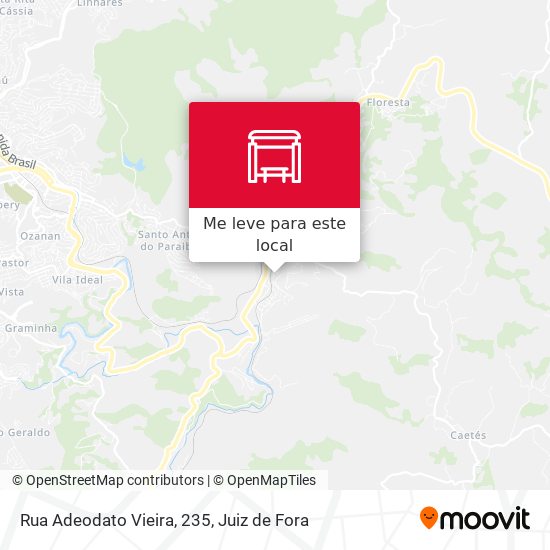 Rua Adeodato Vieira, 235 mapa