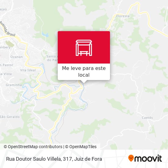 Rua Doutor Saulo Villela, 317 mapa