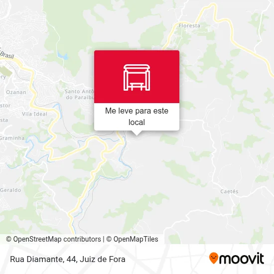 Rua Diamante, 44 mapa