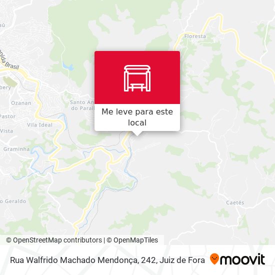 Rua Walfrido Machado Mendonça, 242 mapa