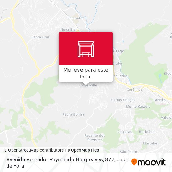 Avenida Vereador Raymundo Hargreaves, 877 mapa