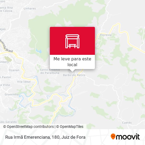 Rua Irmã Emerenciana, 180 mapa