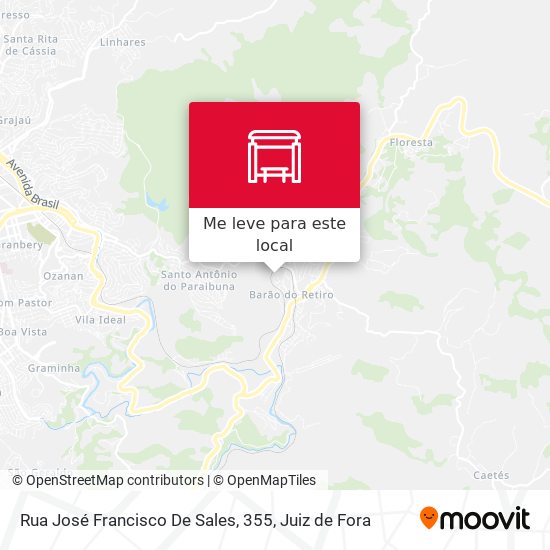 Rua José Francisco De Sales, 355 mapa