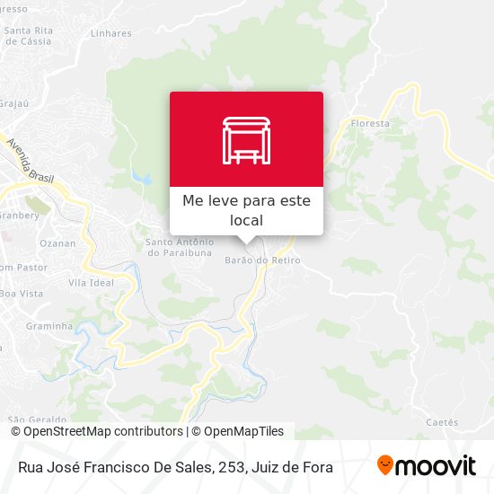 Rua José Francisco De Sales, 253 mapa
