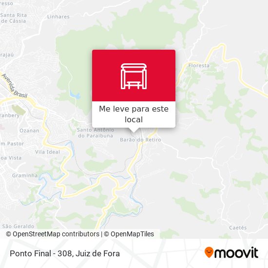 Ponto Final - 308 mapa