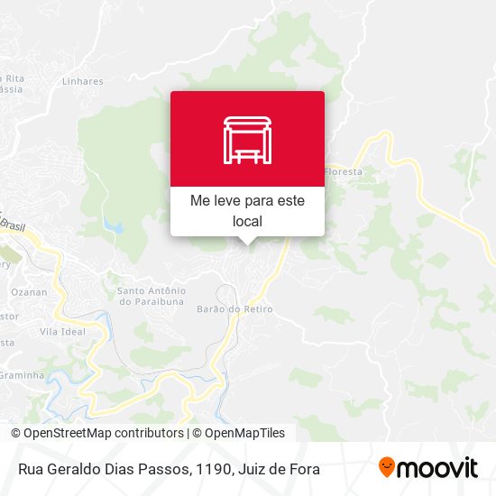 Rua Geraldo Dias Passos, 1190 mapa
