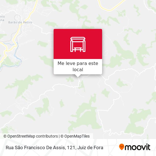 Rua São Francisco De Assis, 121 mapa