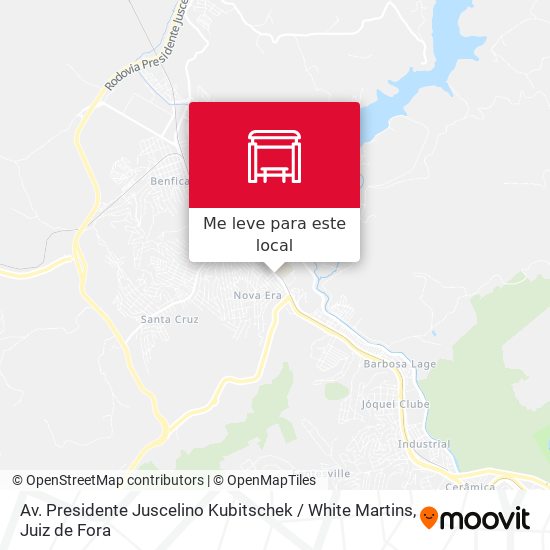 Av. Presidente Juscelino Kubitschek / White Martins mapa