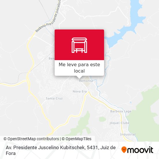 Av. Presidente Juscelino Kubitschek, 5431 mapa
