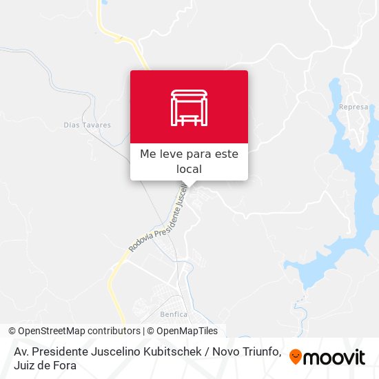 Av. Presidente Juscelino Kubitschek / Novo Triunfo mapa