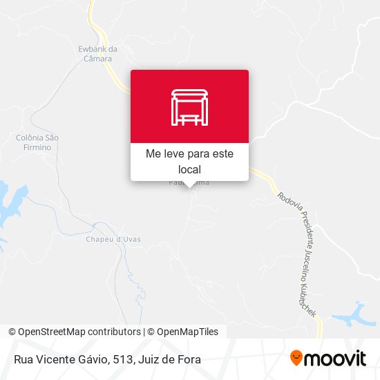 Rua Vicente Gávio, 513 mapa