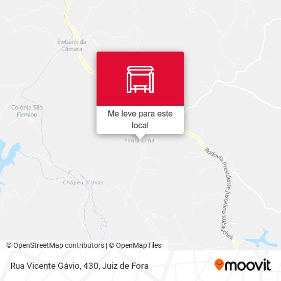 Rua Vicente Gávio, 430 mapa