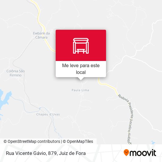 Rua Vicente Gávio, 879 mapa
