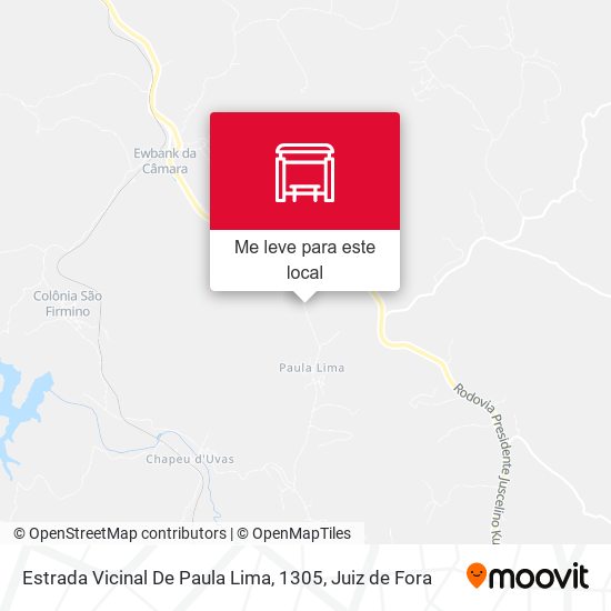 Estrada Vicinal De Paula Lima, 1305 mapa