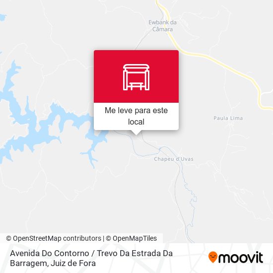 Avenida Do Contorno / Trevo Da Estrada Da Barragem mapa