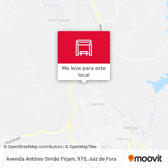 Avenida Antônio Simão Firjam, 975 mapa