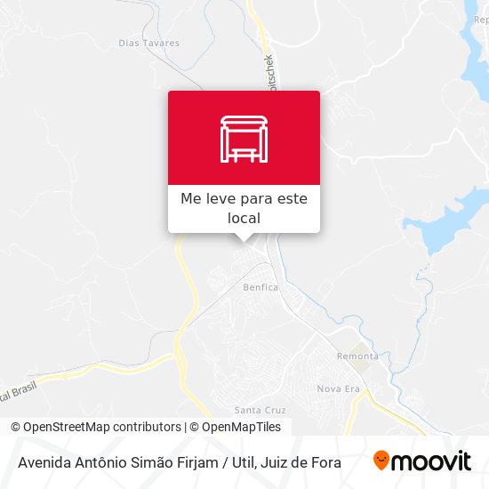 Avenida Antônio Simão Firjam / Util mapa
