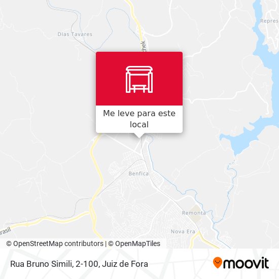 Rua Bruno Simili, 2-100 mapa