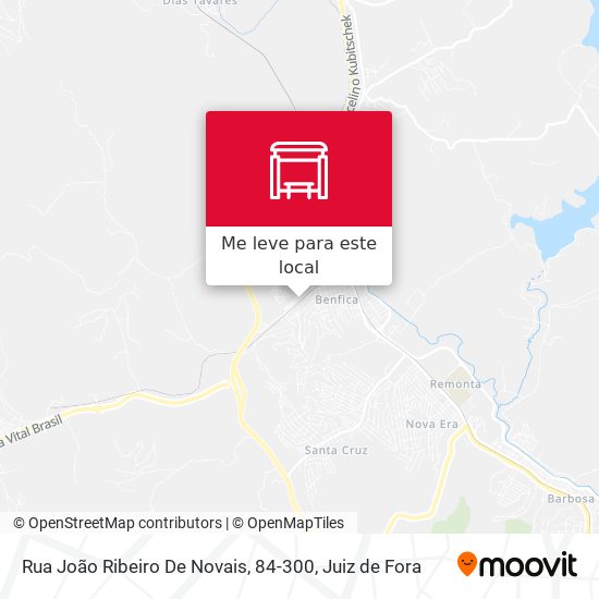 Rua João Ribeiro De Novais, 84-300 mapa
