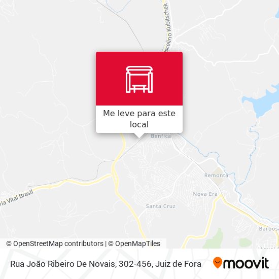 Rua João Ribeiro De Novais, 302-456 mapa