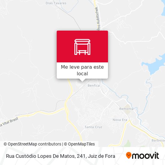 Rua Custódio Lopes De Matos, 241 mapa