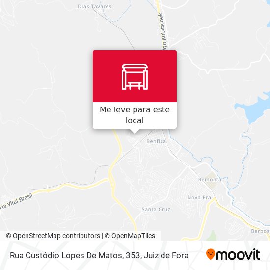 Rua Custódio Lopes De Matos, 353 mapa