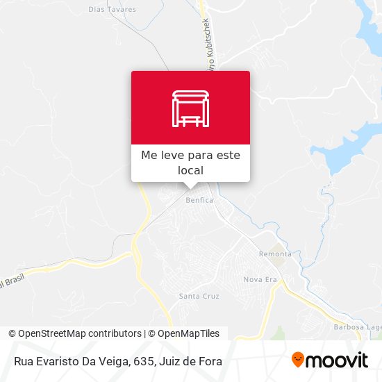 Rua Evaristo Da Veiga, 635 mapa