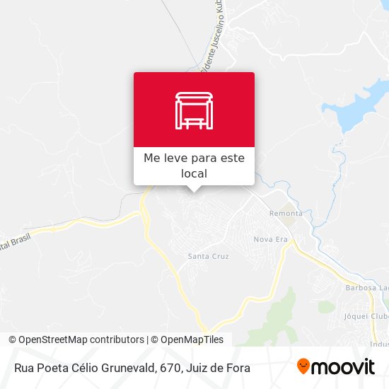 Rua Poeta Célio Grunevald, 670 mapa
