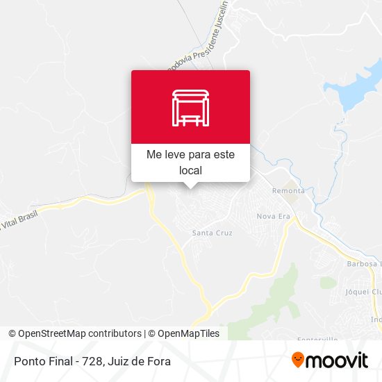 Ponto Final - 728 mapa
