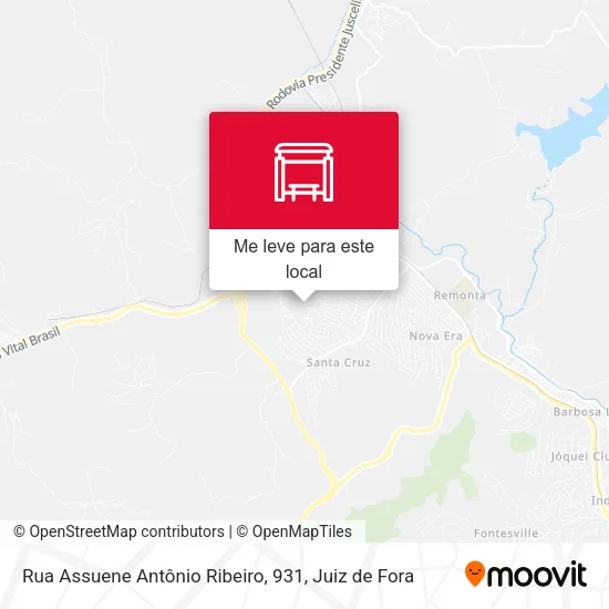 Rua Assuene Antônio Ribeiro, 931 mapa