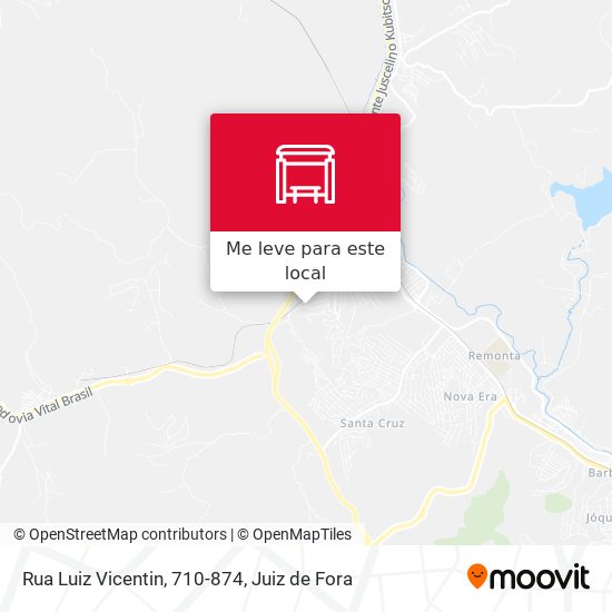 Rua Luiz Vicentin, 710-874 mapa