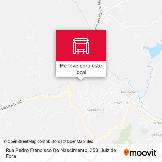 Rua Pedro Francisco Do Nascimento, 253 mapa