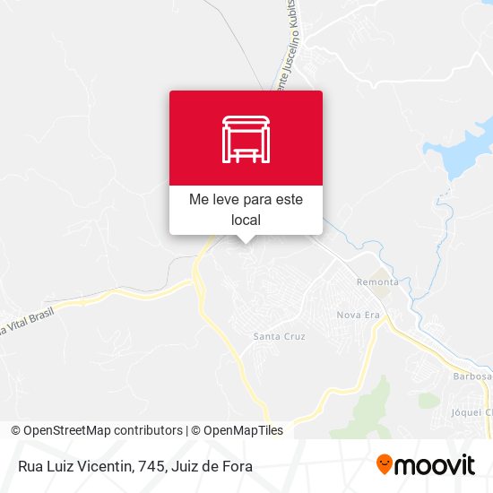 Rua Luiz Vicentin, 745 mapa