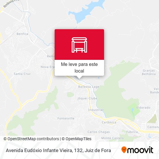 Avenida Eudóxio Infante Vieira, 132 mapa