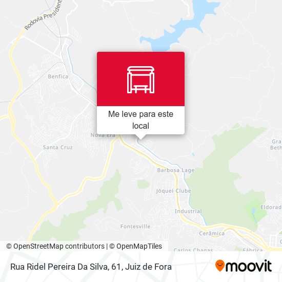 Rua Ridel Pereira Da Silva, 61 mapa