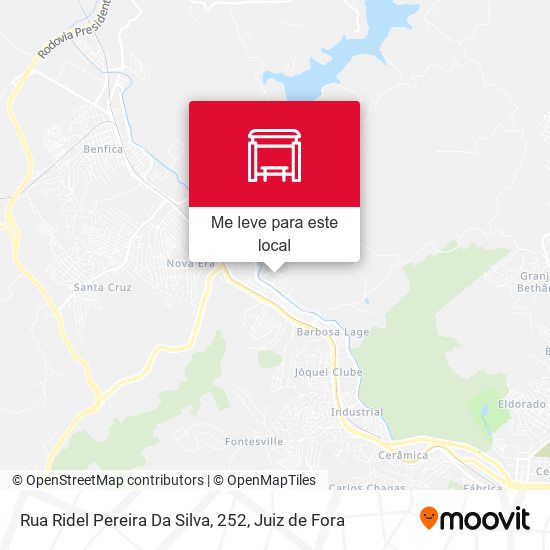 Rua Ridel Pereira Da Silva, 252 mapa