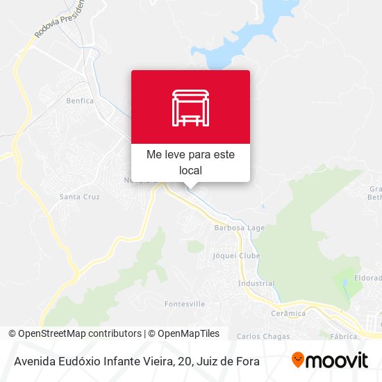 Avenida Eudóxio Infante Vieira, 20 mapa