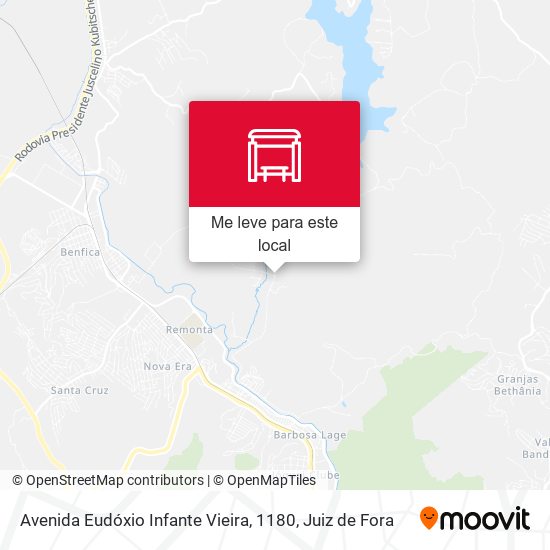 Avenida Eudóxio Infante Vieira, 1180 mapa