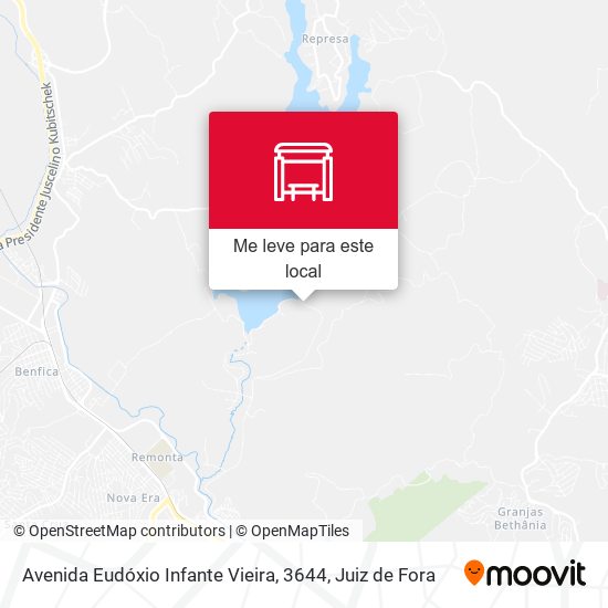 Avenida Eudóxio Infante Vieira, 3644 mapa