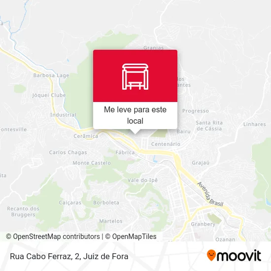 Rua Cabo Ferraz, 2 mapa