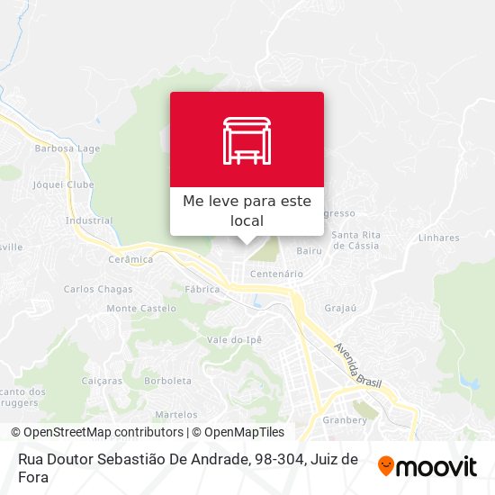 Rua Doutor Sebastião De Andrade, 98-304 mapa