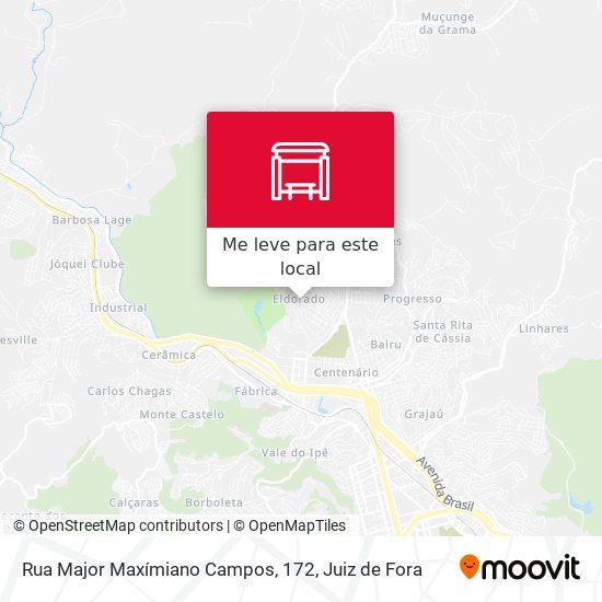 Rua Major Maxímiano Campos, 172 mapa