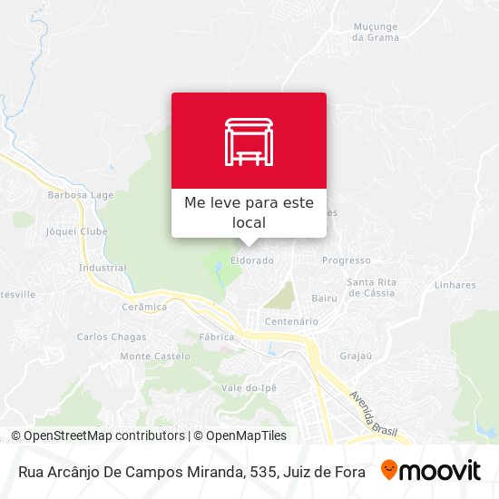 Rua Arcânjo De Campos Miranda, 535 mapa