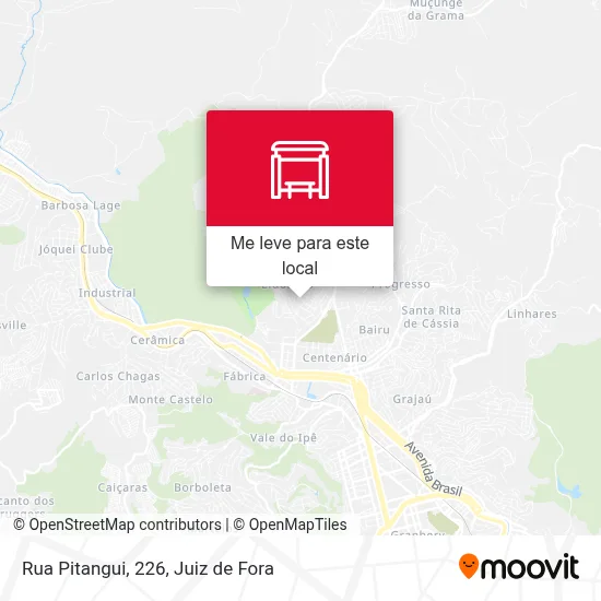 Rua Pitangui, 226 mapa